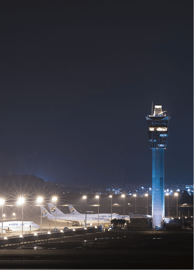 공항 조명타워